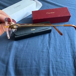 Cartier Glasses with Gold detailing
